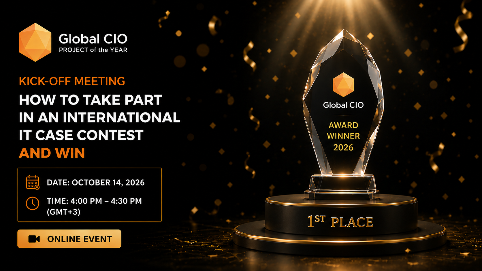 Global CIO Project of the Year: How to Participate & Win – Live Kick-Off Q&A
