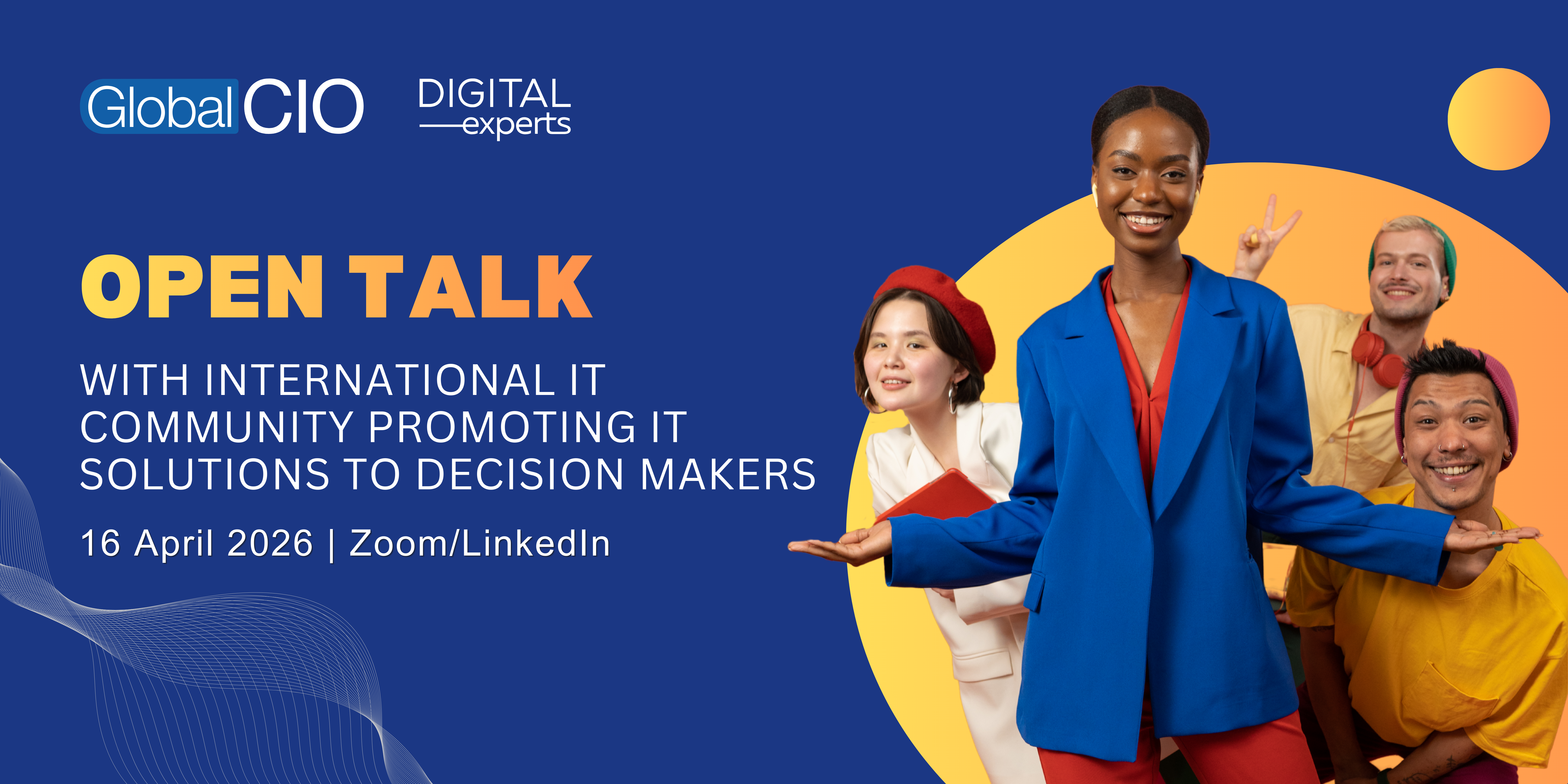 OPEN TALK with International IT Community Promoting IT Solutions to Decision Makers (online)